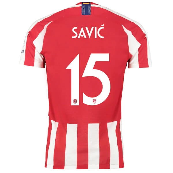 Thailande Maillot Football Atlético Madrid NO.15 Savic 2019-20 Rouge